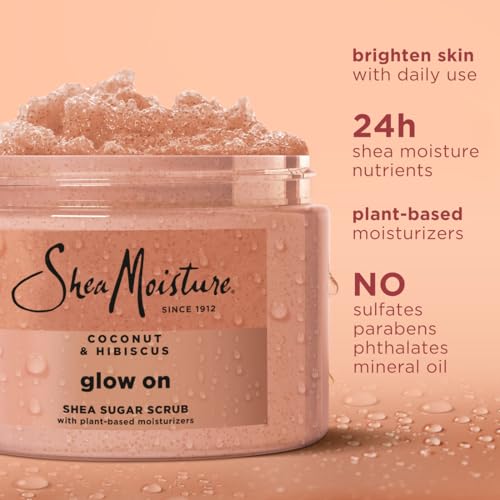 SheaMoisture Coconut Hibiscus Body Scrub, 12 oz
