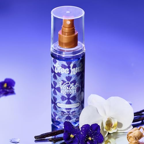 Tree Hut Violet Victory Body & Hair Mist 6 oz Alcohol-Free Hydrating Fragrance