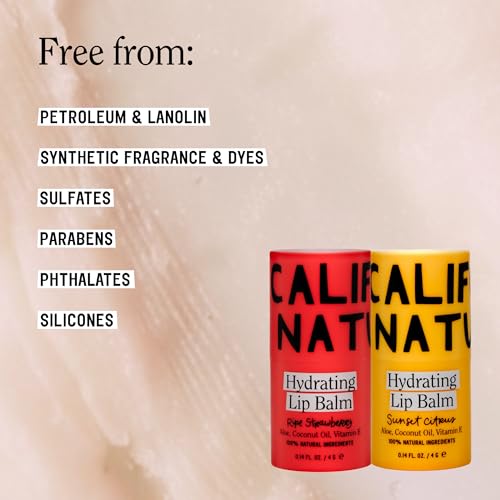 California Naturals Hydrating Lip Balm 2-Pack | Petroleum-Free