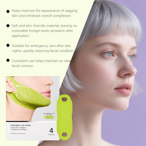 V-Line Lifting Band with Collagen for Sagging Jawline & Double Chin