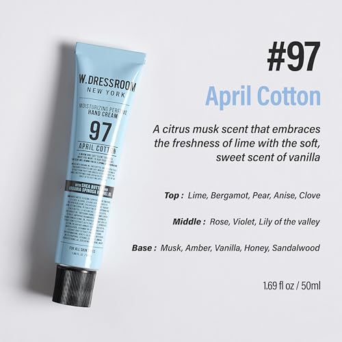 W.Dressroom No. 97 April Cotton 150ml Dress Perfume & Hand Cream Bundle