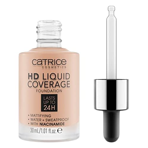 Catrice | HD Foundation 20 & The Hydrator Plump & Fresh Primer Bundle | Full Coverage Makeup | Vegan & Cruelty Free