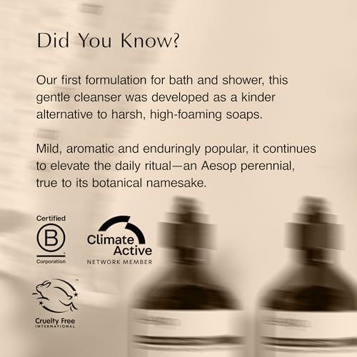 Aesop A Rose By Any Other Name Body Cleanser | Gentle Botanical Cleanser with Rose Petal Oil & Plant Extracts | 500 mL / 16.9 oz