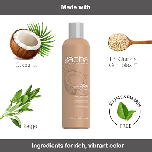 ABBA - Pure Color Protection Conditioner - Coconut Oil & Sage