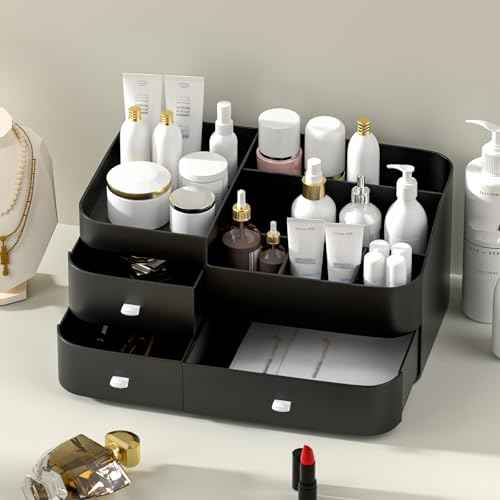 MIUOPUR Perfume Organizer for Men, Perfume Stand, Shelves for Perfumes, Organizador de Perfumes, Dresser Organizer Countertop, Mens Bedroom Essentials, Gifts for Men