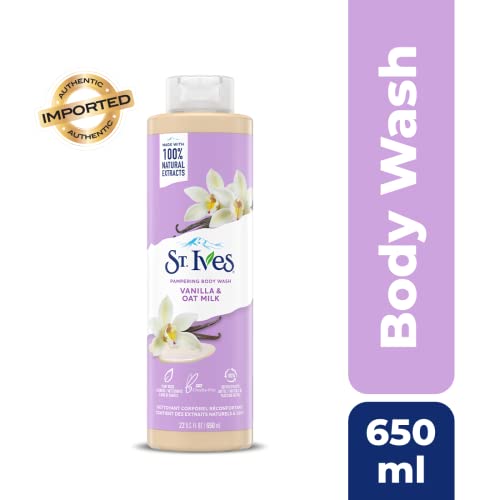 St. Ives Vanilla Oat Milk Body Wash - Smooth, Nourishing