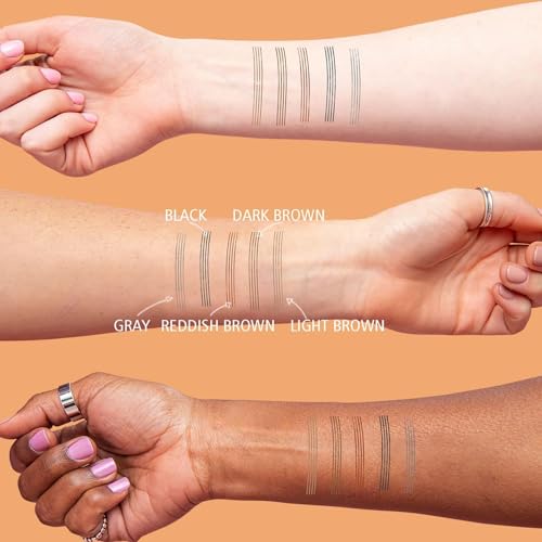 Microblading Eyebrow Pen 4-Fork-Tip - Waterproof Light Brown