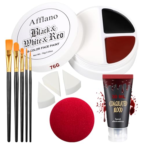 Halloween Face Paint Kit with Fake Blood & SFX Makeup