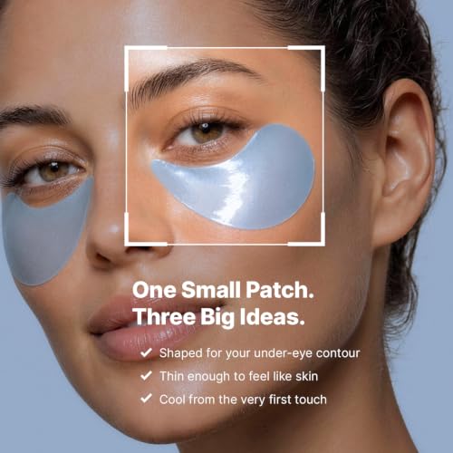 Enaskin Naturals Blue Under Eye Patches for Dark Circles & Puffiness - 60 Patches