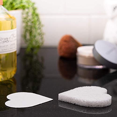 Compressed Facial Sponges for Sensitive Skin Natural Cellulose Sponge for Face Cleansing Exfoliating and Makeup Removal, Professional use Deep Clean and Hypoallergenic - Alba Pura by Fushay