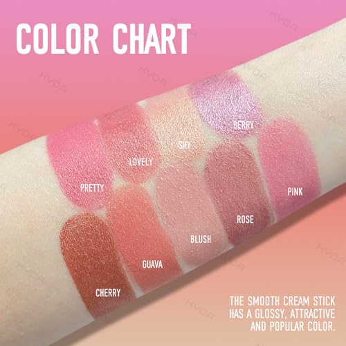 KYDA Mineral Color Balm BERRY SPF 35 Multiuse Lip & Cheek Stick, Shimmer Finish