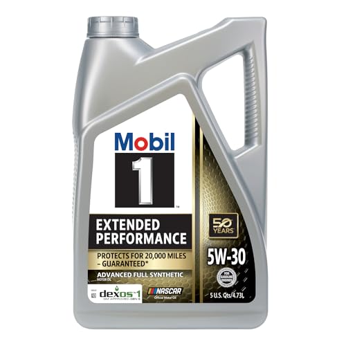 Mobil 1 Extended Performance Full Synthetic Motor Oil 5W-30, 5 Quart