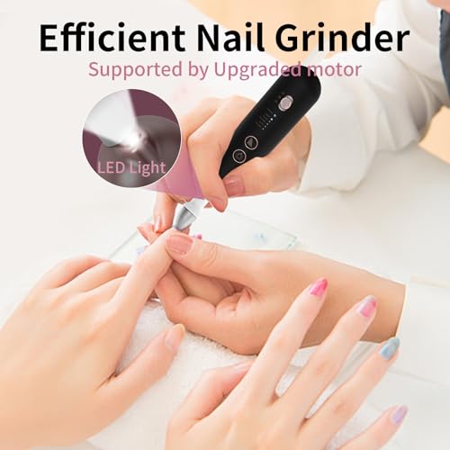 Electric Nail File for Thick Toenails - Cordless Manicure Kit