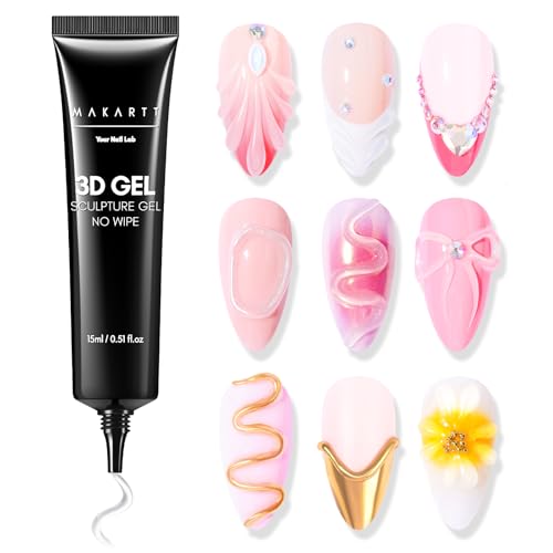 Makartt 3D Nail Gel Sculpting - 15g Rhinestone Glue