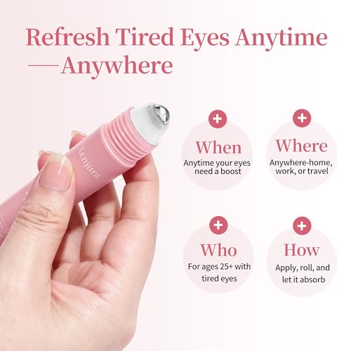 Retinol Caffeine Under Eye Roller Serum - Dark Circles & Puffiness