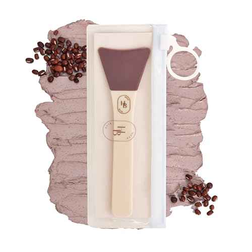 HEVEBLUE Soft Curve Spread Brush - Face Mask Applicator, Skincare Enhancer, Easy to Clean, Korean Skincare, Face Mask Brush, Mask Applicator Tool, Silicon Brush, JellyBrush, Mother's Day Gift