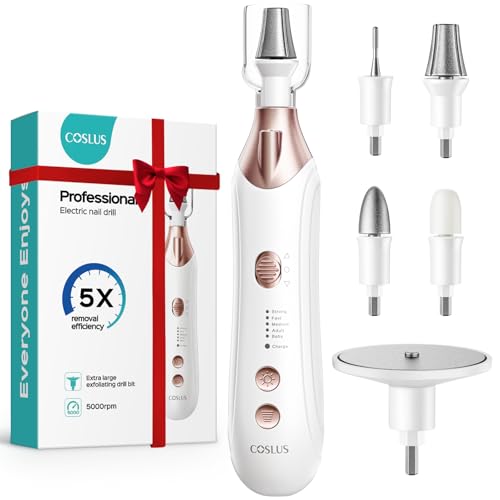 Electric Nail File Manicure Pedicure Kit - 5-in-1 Cordless Care