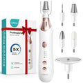 Electric Nail File Manicure Pedicure Kit - 5-in-1 Cordless Care