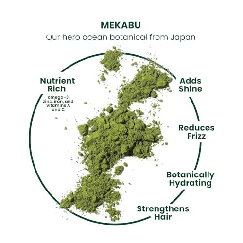 MASAMI Mekabu Hydrating Shine Serum Travel Size: Sulfate-Free, Paraben-Free, Vegan