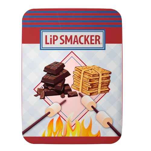 Lip Smacker S¡¯mores Lip Balm Trio Tin ? Moisturizing & Sheer Lip Balm Trio with Delicious Dessert-Inspired Flavors ? S¡¯more