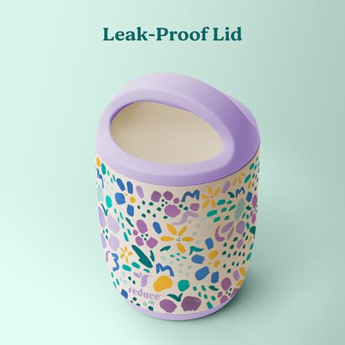 Foodee 10oz Insulated Food Storage Container - Abstract Flowers