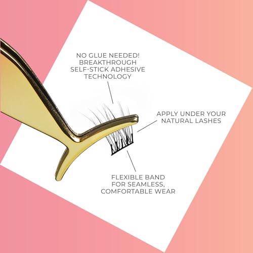 imPRESS Lash Clusters, 30 Pack, Curly 10mm-14mm, No Glue