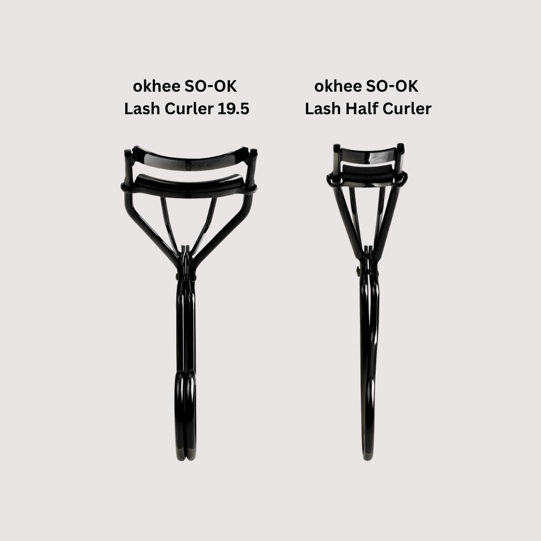 Soo Ador okhee SO-OK Precision Lash Half Curler – Inner & Outer Corner Eyelash Curler for Detailed, No-Pinch Curling