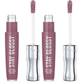 Rimmel Stay Glossy Lip Gloss - Non-Sticky and Lightweight Formula for Lip Color and Shine - 200 Tainted Love, .18oz (Pack of 2)