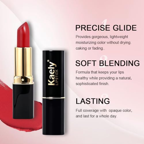 EVPCT 3Pcs Velvet Matte Lipstick Set - Long Lasting