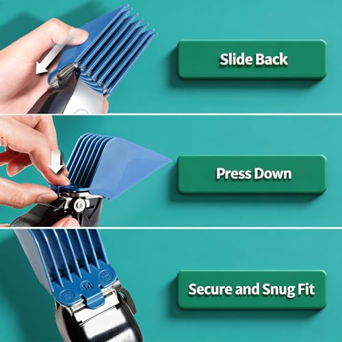 Wahl Clipper Guards #10 #12 Color Coded Set