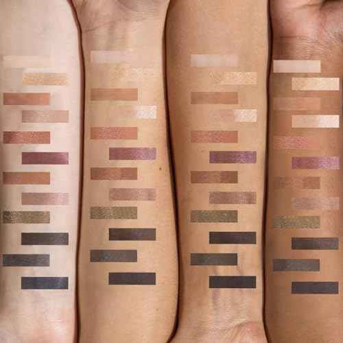 OFIR Shimmer 12-Shade Eyeshadow Palette | Buildable Pigment Adds Depth | Talc Free Eye Shadow Palette Makeup | Lightweight Powder Enhances Radiant Looks (Earthy Tones)