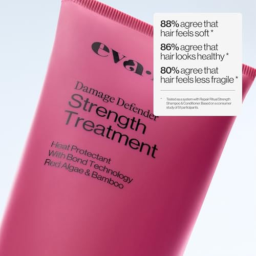 Eva NYC Repair Leave-In Hair Treatment - For Dry, Damaged + Brittle Hair - Reduce Breakage with Bond Technology, Red Algae + Bamboo - 450¡ÆF High Heat Protection - Orange Zest + Sage Scent - 5.4 fl oz