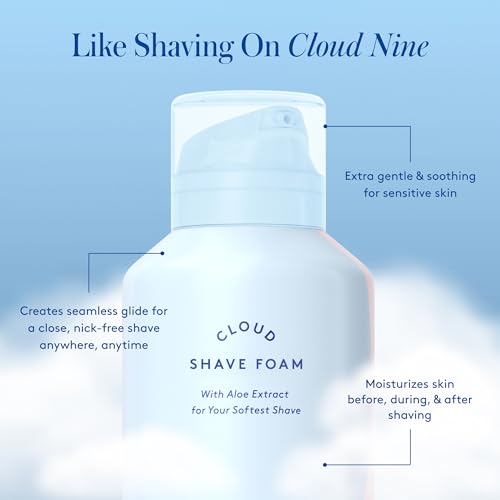 Women’s Shaving Foam with 4 Razor Refills - Petal Bloom Scented