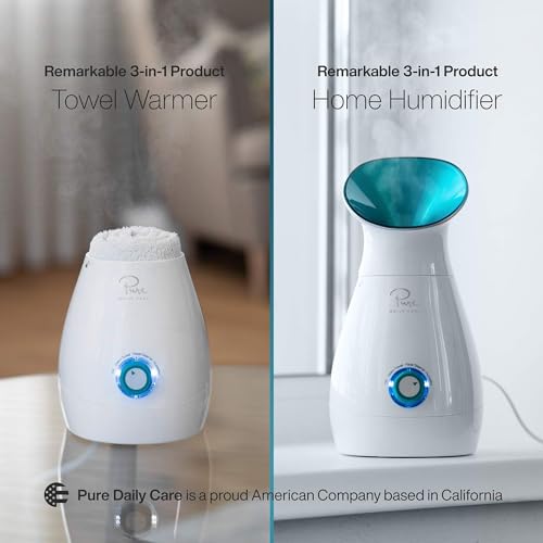 Pure Daily Care NanoSteamer Nano-Ionic Facial Steamer with 5-Piece Skin Kit