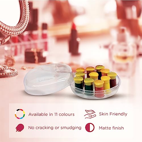 Shilpa Liquid Kumkum Bindi 11 Shades Multicolor