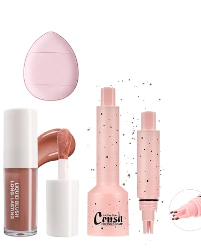 Freckle Stamp & Blush Set - Natural Liquid 2-in-1 Makeup
