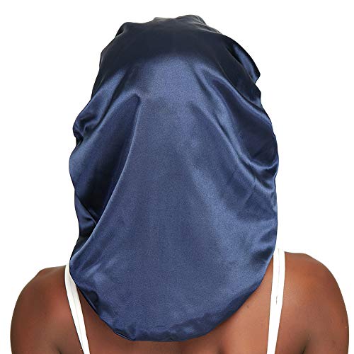 Double Layer Satin Bonnet for Long Curly Hair & Braids