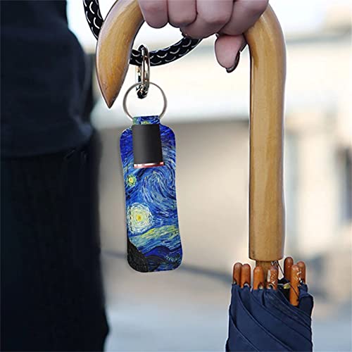 Personalized Chapstick Holder Keychain | Neoprene Lip Balm Clip