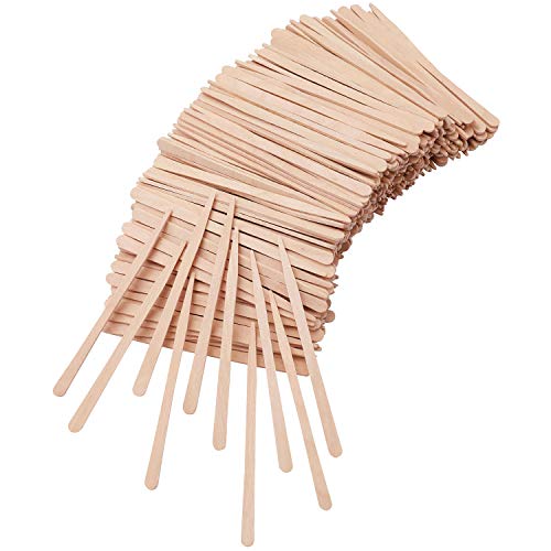 Hedume 2000 Pieces Wax Sticks, Wood Spatulas Applicator Craft Sticks, Small Wax Spatulas Hair Removal Eyebrow and Body