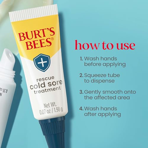 Burt's Bees Cold Sore Treatment & Medicated Lip Balm Duo
