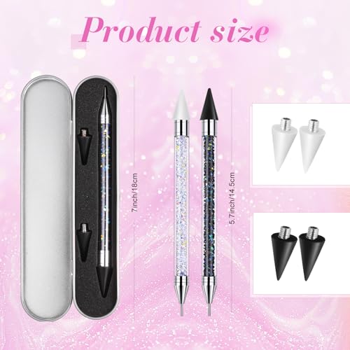 Tatuo Dual-Ended Rhinestone Picker Tool Kit – 2 Pcs Wax Pens