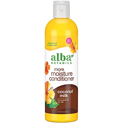 Alba Botanica More Moisture Conditioner, Coconut Milk, 12 Oz