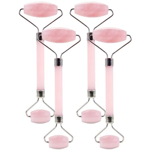 Plum Beauty Rose Quartz Facial Roller (Pack of 4)