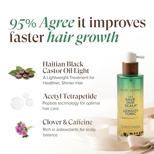 Peptide Hair Growth Spray for Thicker, Fuller Hair – 1.7 oz