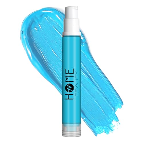 Sky Blue Face Body Paint, Washable Formula Matte Liquid Foundation for Halloween Costume Stage SFX Makeup (Sky Blue, 0.5 fl.oz)