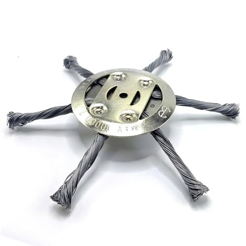 1PCS 6-Inch Steel Weed Eater Blades for Saker Weed Trimmers & Brush Cutters