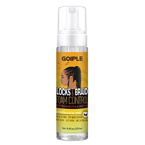 Braid Mousse for Braids, Twists & Locs - No Flake Hold 8oz