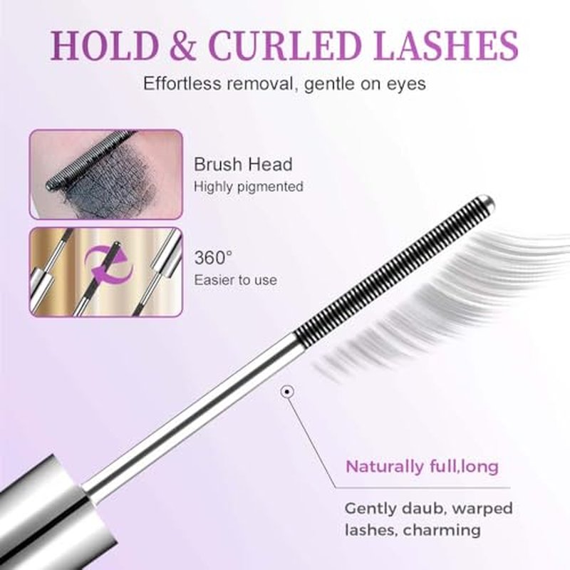 3D Curling Iron Mascara – Waterproof, Long-Lasting Lash Extension