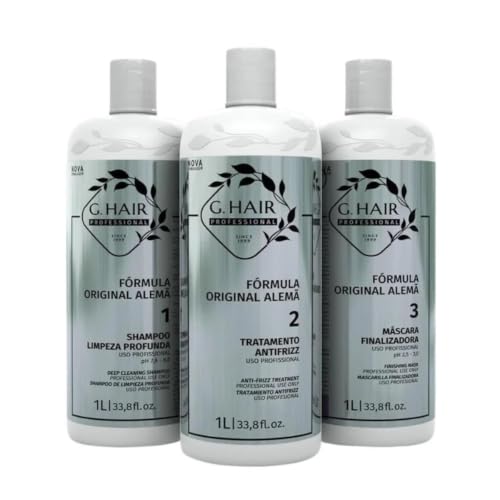 G.Hair Keratin Treatment Kit - Professional 3-Step Hair Smoothing System