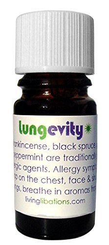 Living Libations - Organic/Wildcrafted Longevity For Easing Congestion/Allergies (.17 oz / 5 ml)